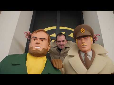 3D-printed characters in life-size.