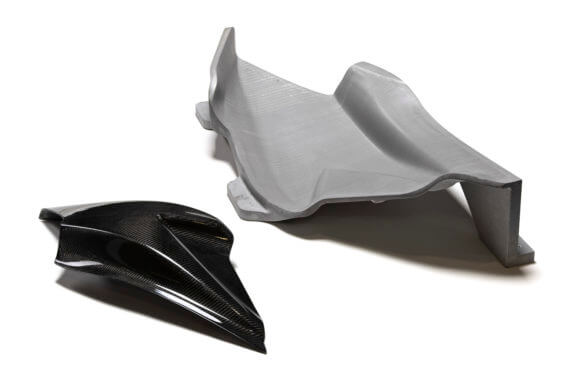 3D Printed Mold for Motorbike Fairing Panel