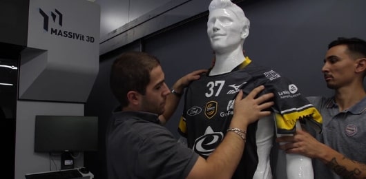 3D Printed Player Gets Team Hyped Up min