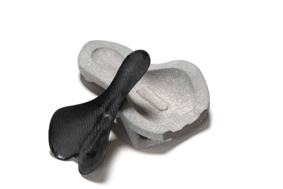 3D printed mold for carbon bicycle seat