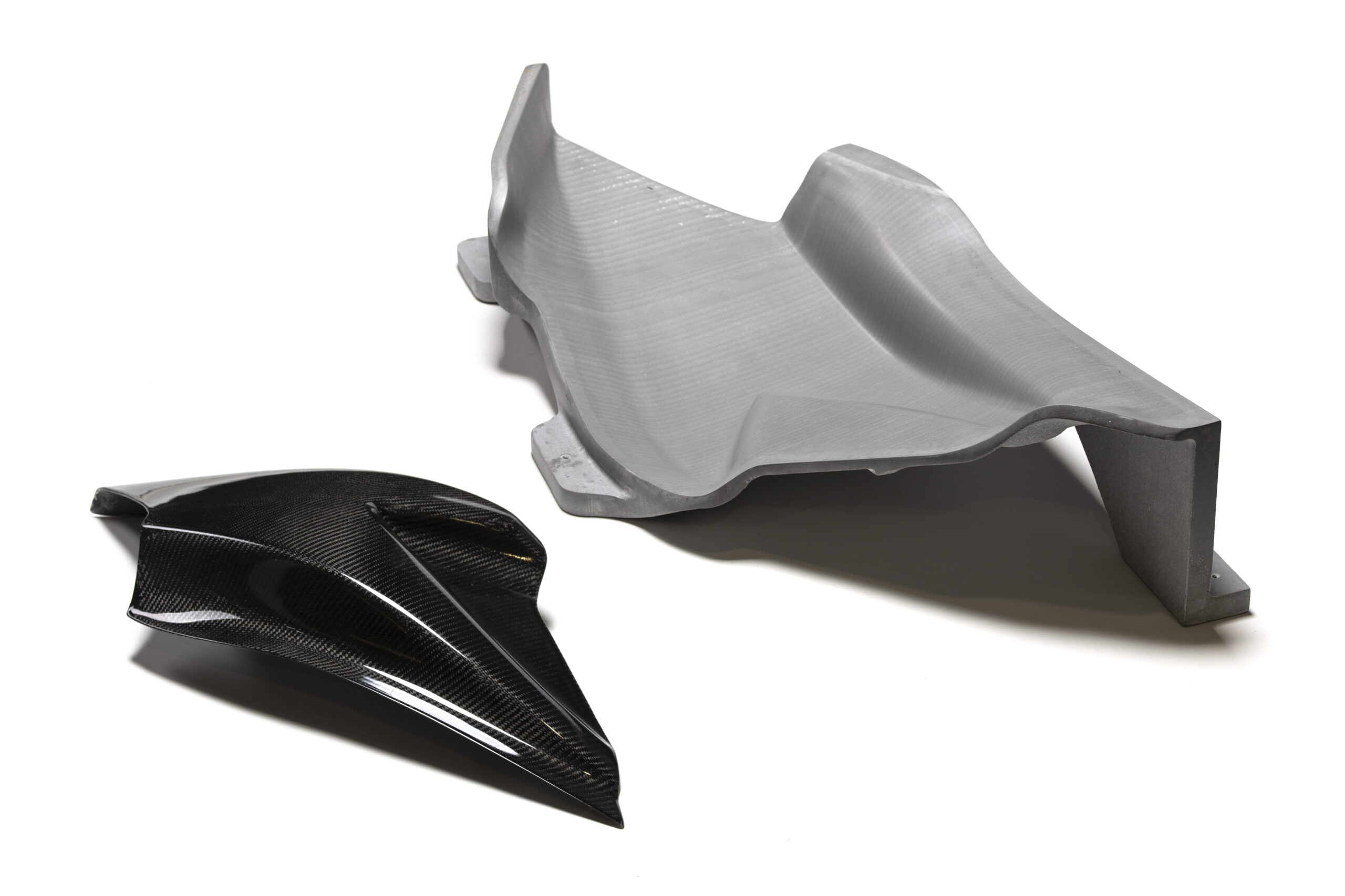 Massivit 10000-G 3D Printed Isotropic Mold for Composite Motorbike Fairing Skin