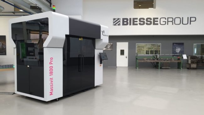 Massivit 1800 Pro at Biesse Group Facilities e1604251182191