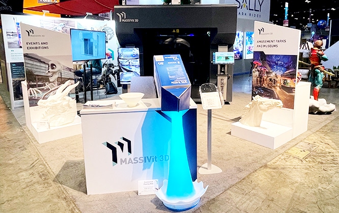 Massivit 3D Booth 2065 at IAAPA Orlando 1
