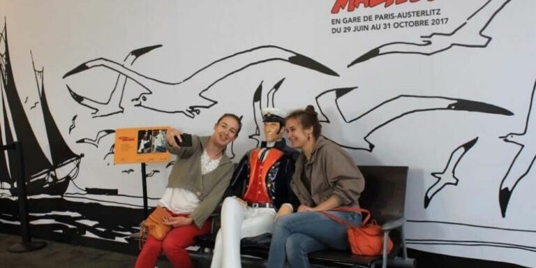 people taking a selfie with 3d prop