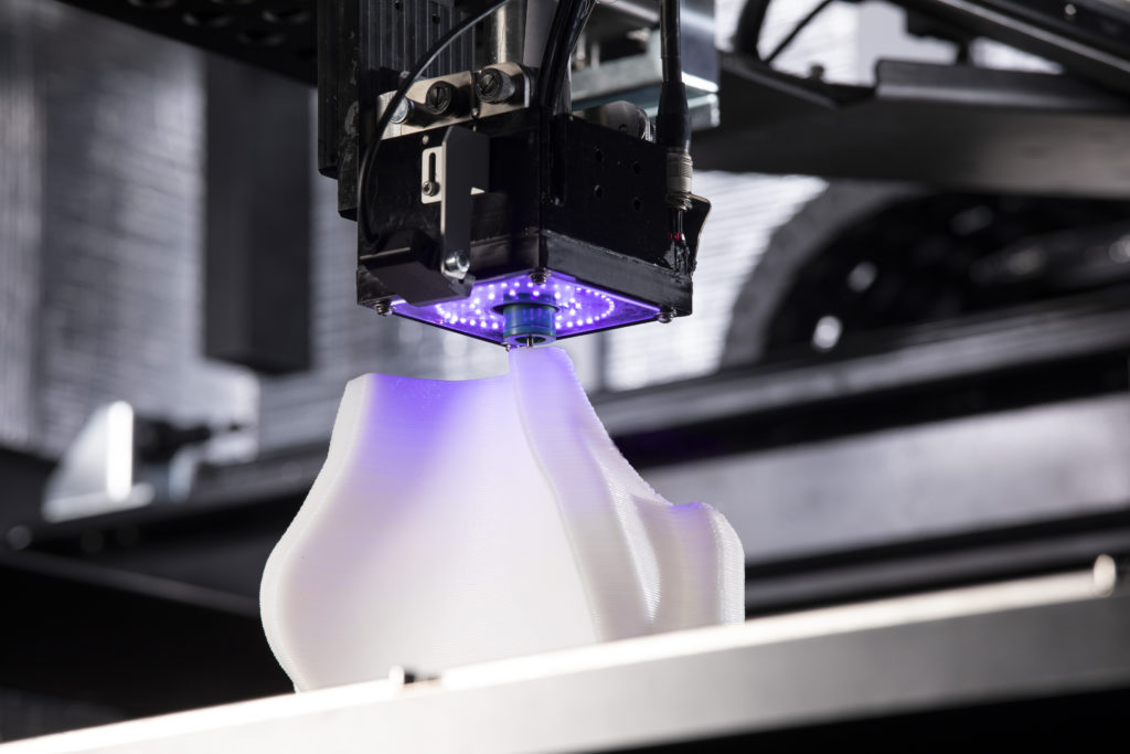 3D printer head printing