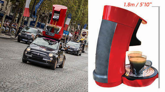 promotional vehicle via large format 3D printer