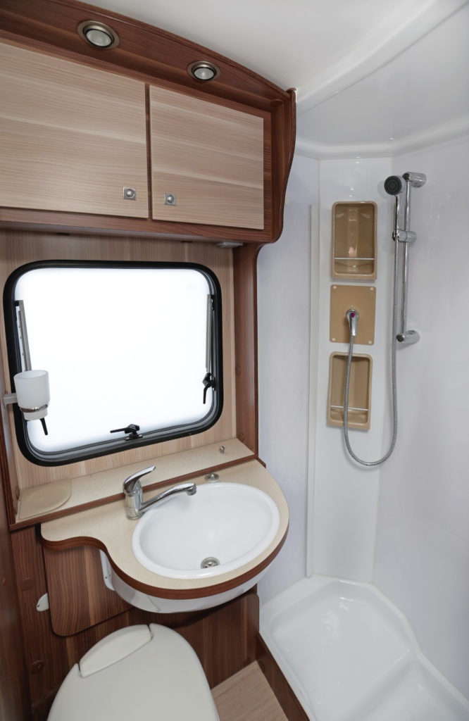 RV watertight elements - sinks, bathrooms, and baths