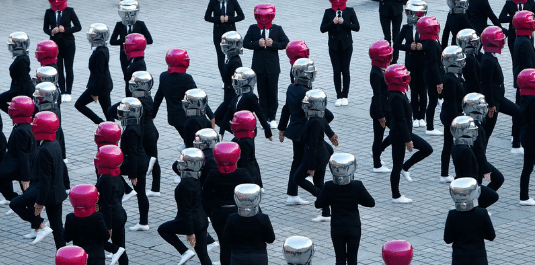 flash mob karl lagerfeld 3d printed