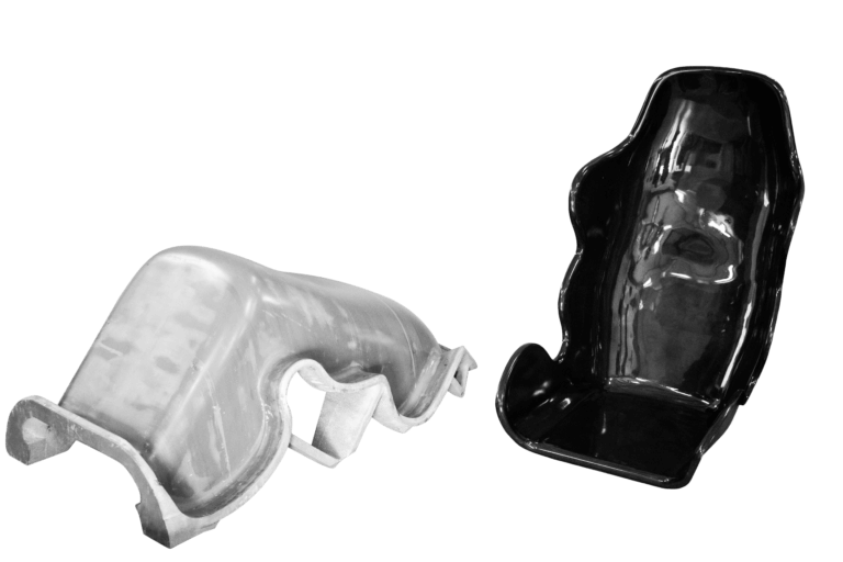 Mold Produced on Massivit 10000 + Composite Bucket Seat End Part